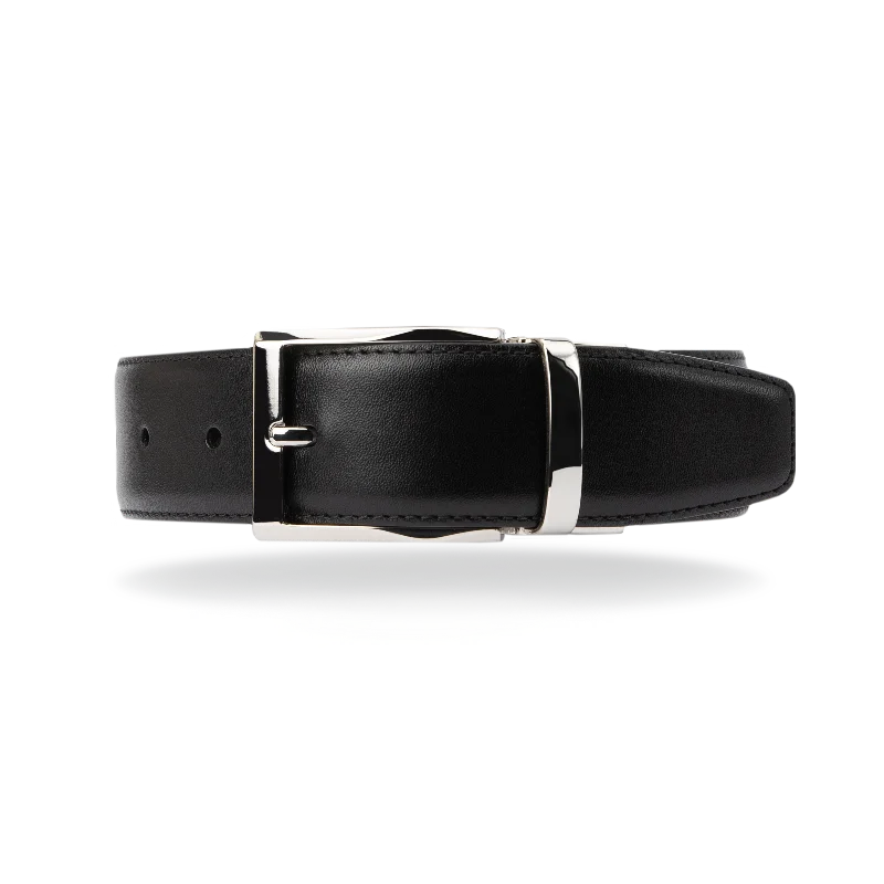 Leather Belt Reversible - Black Calf/Brown Calf