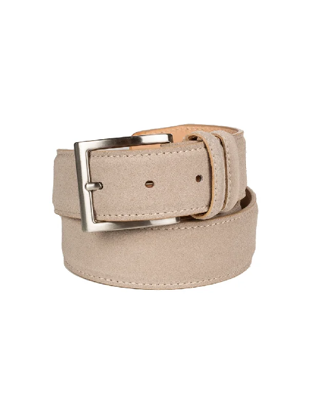 Suede Belt Beige