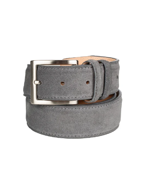 Suede Belt Grey