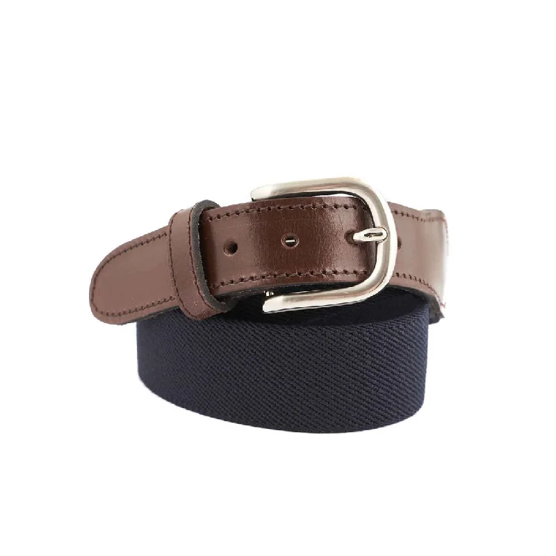 Navy Canvas Webbing Belt