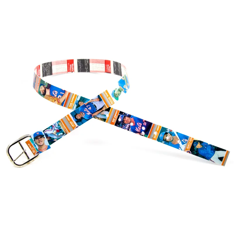 New York Mets 1985 Fleer Baseball Card Belt