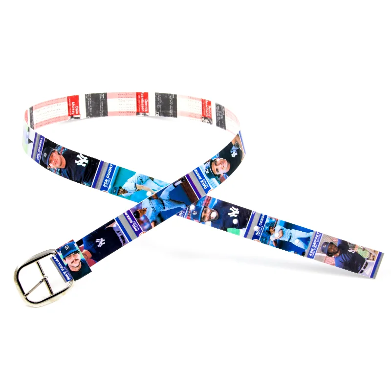 New York Yankees Baseball Card Belt