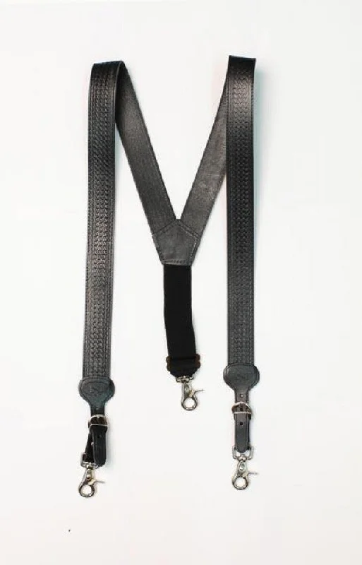 MF Western Nocona Suspenders Black Style N85124-01