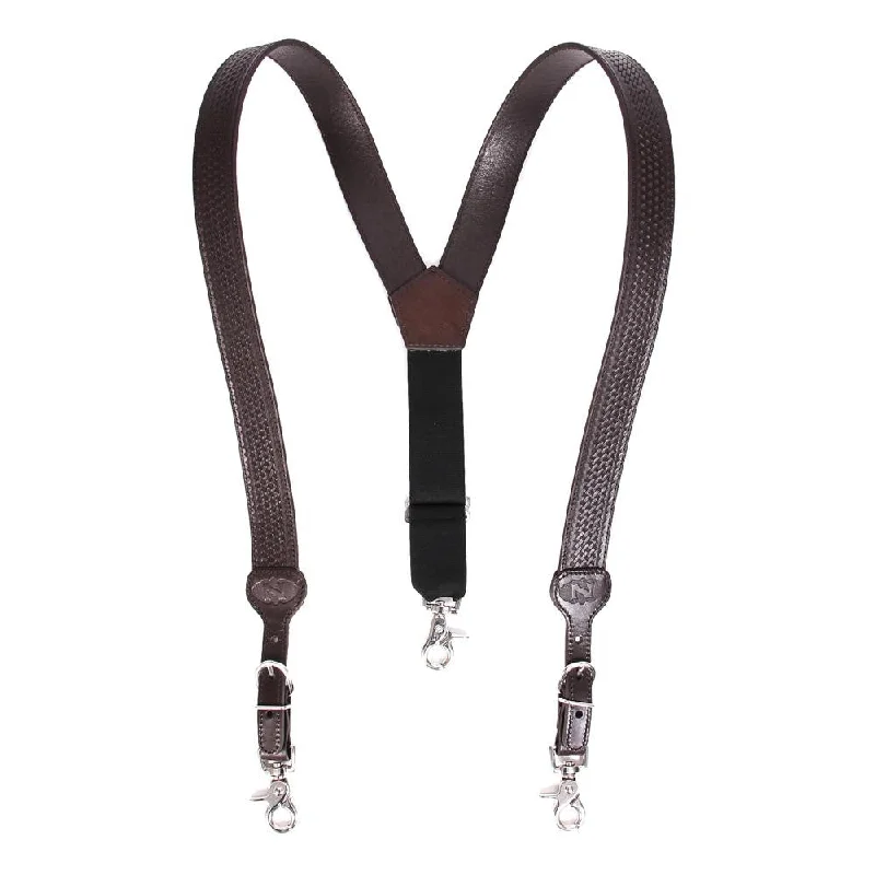 MF Western Nocona Suspenders Brown Style N85124-02