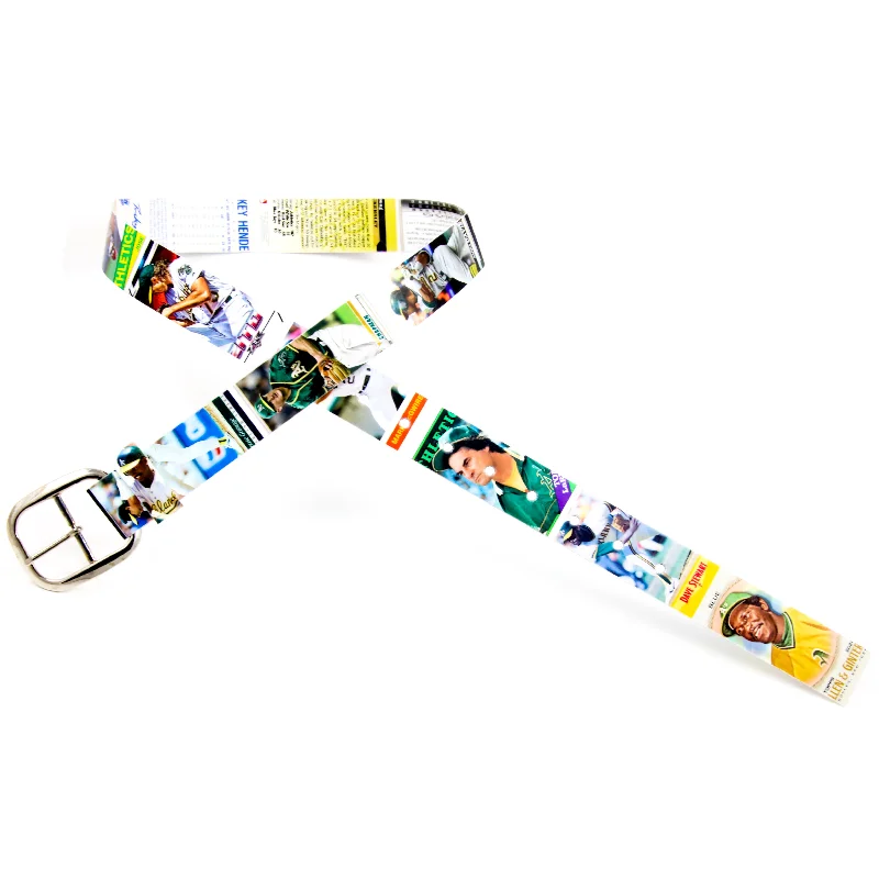 Oakland Athletics Baseball Card Belt #4