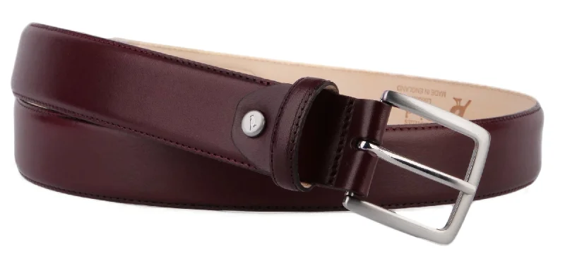 Leather Belt Oxblood