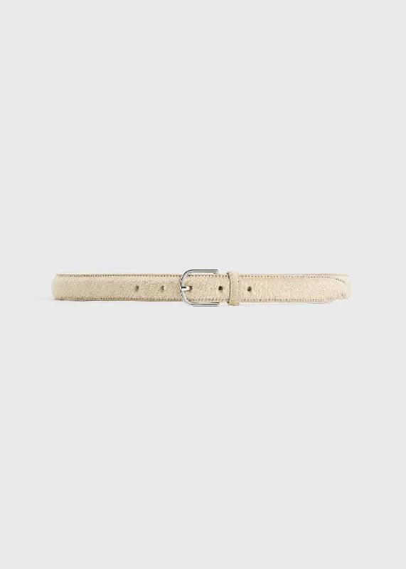 Pony hair belt sand