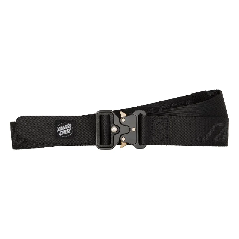 Santa Cruz Shackle Strip Web Belt - Black