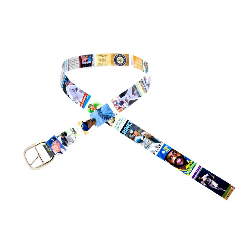 Seattle Mariners Baseball Card Belt