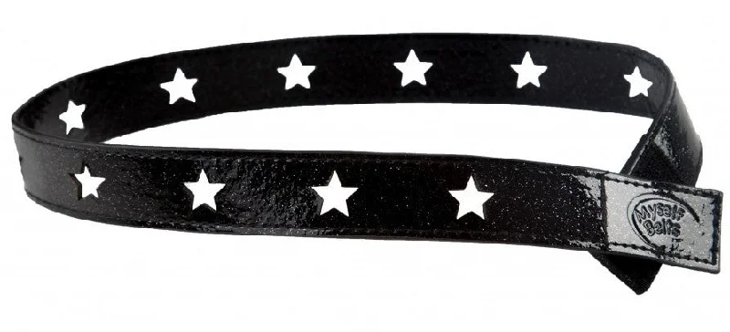 MYSELF BELTS - Sparkly Cut-Out Star Print Easy Velcro Belt For Toddlers/Kids