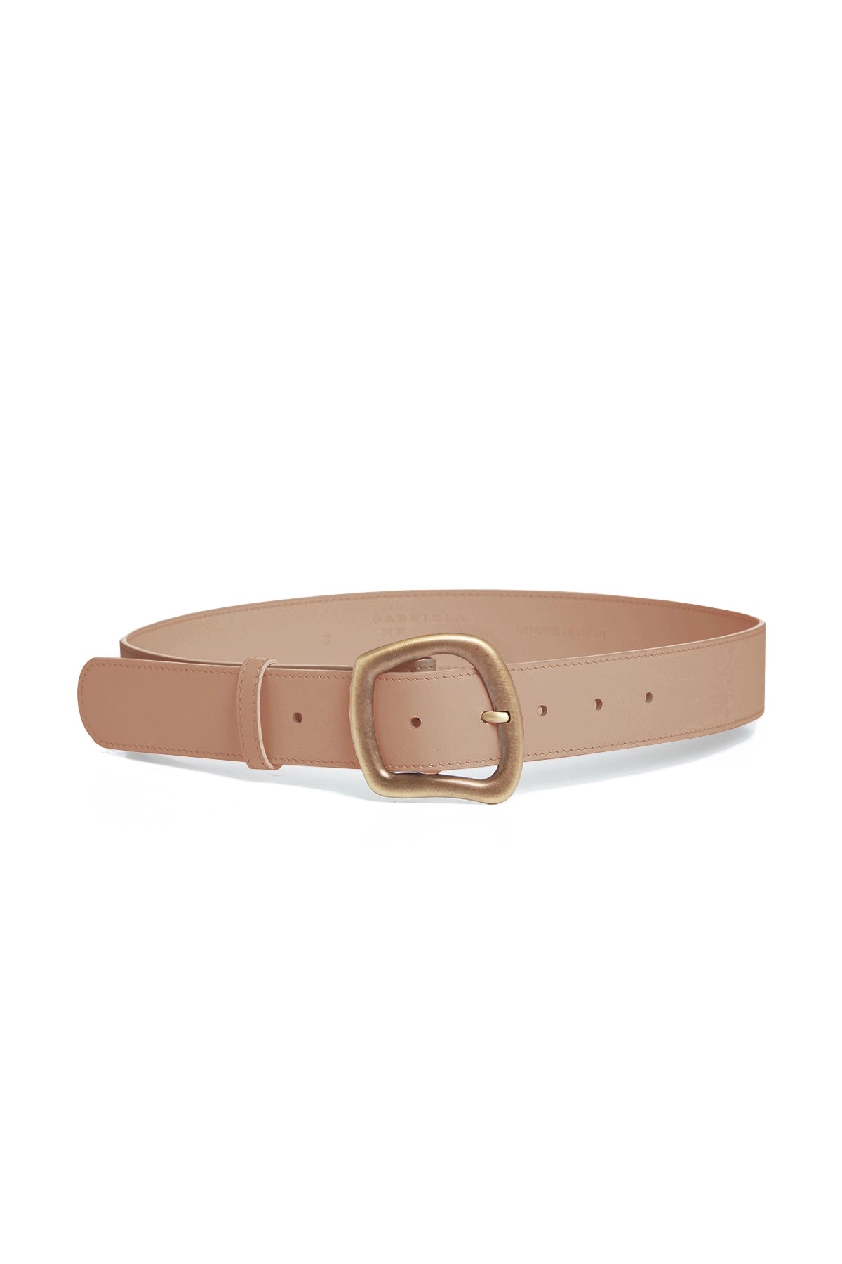 Simone Belt in Nude Leather