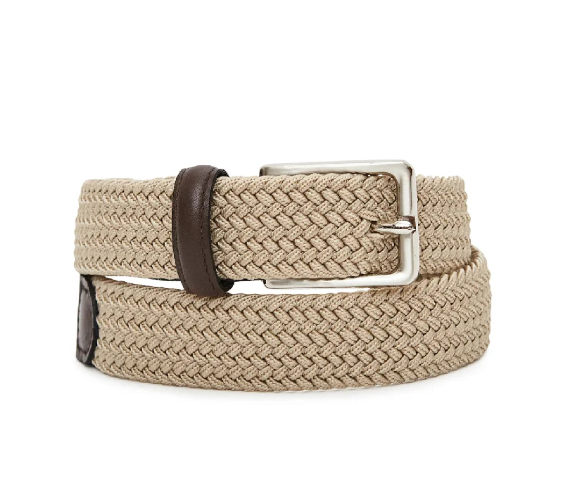 Beige Fine Webbing  Belt