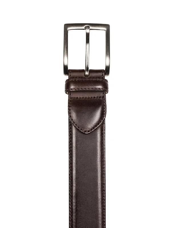 Smooth Leather Belt Brown