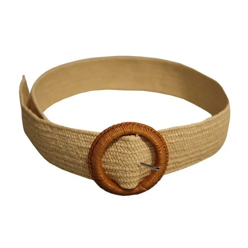 Solis Womens/Ladies Rattan Stretch Belt