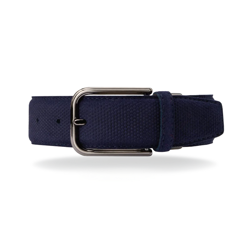 Suede Belt - Blue Suede