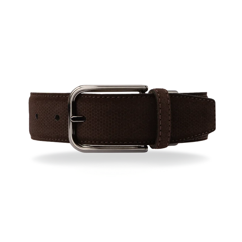 Suede Belt - Brown Suede