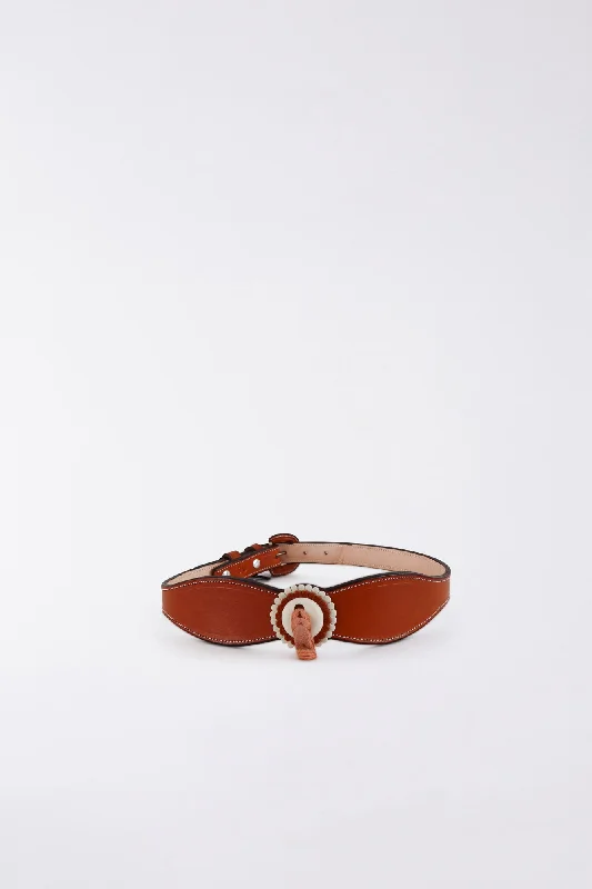 TAN SOLID CORRELLON BELT