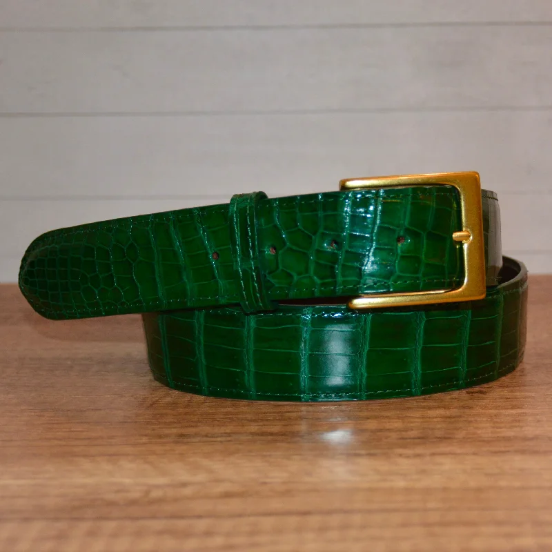 Full Skin Belt, Kelly Green