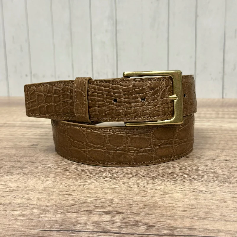 Full Skin Belt, Light Brown Matte