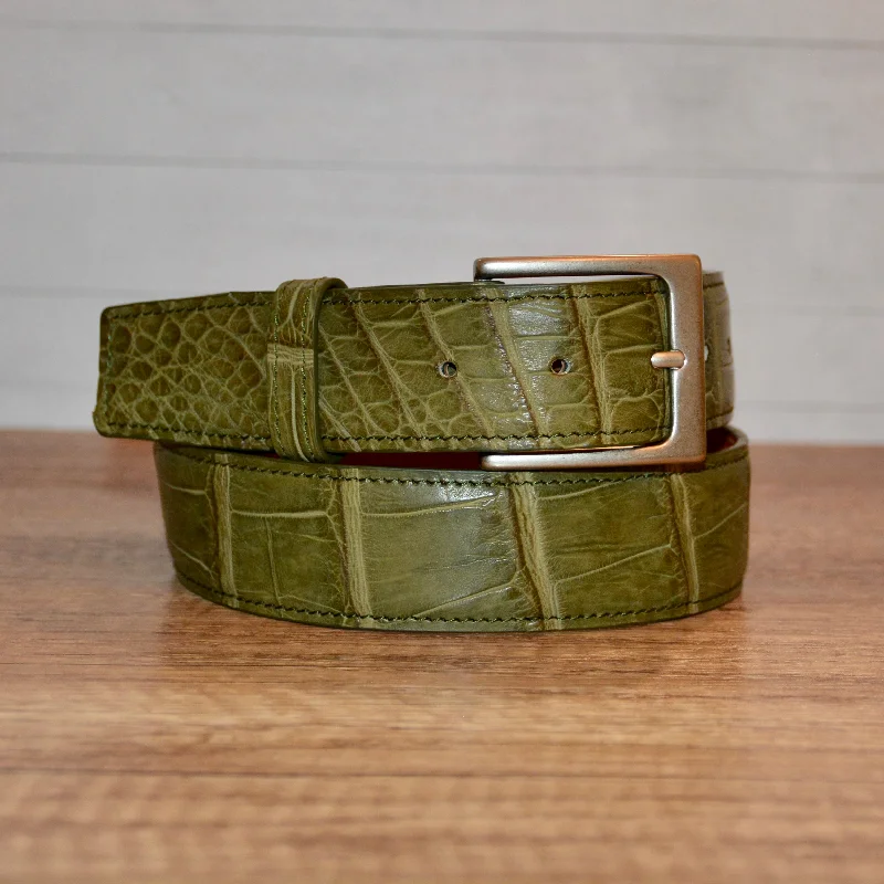 Full Skin Belt, Olive Matte