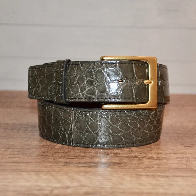 Full Skin Belt, Light Grey Glazed