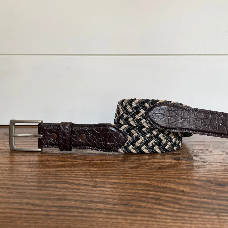 The Stretch Belt, Grey, Tan, & Black