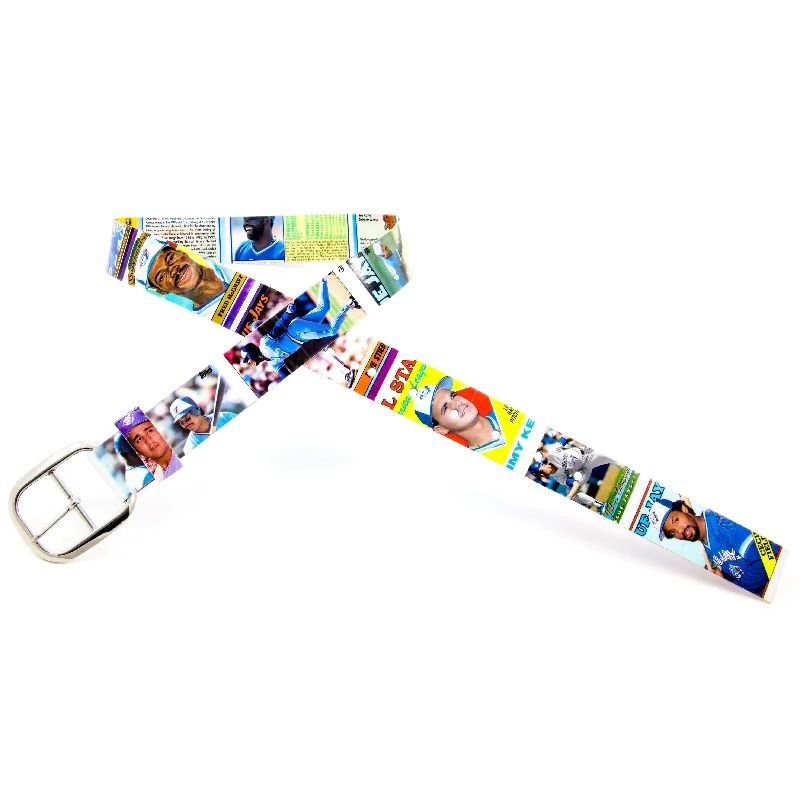 Toronto Blue Jays Junk Wax Baseball Card Belt