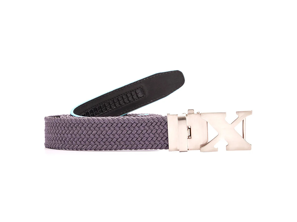 Woven Golf Belt Grey